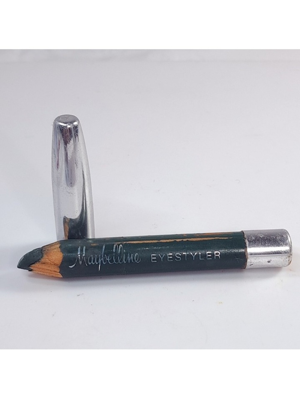 Vintage Maybelline Eyestyler Forest Green #402 eye liner pencil chunky eye color